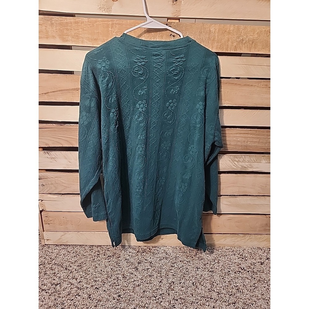 Vintage 90's First Run Green Sweater Size Medium - Picture 6 of 8